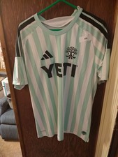 Adidas Austin FC Soccer Jersey Men's XL Green Slim Fit NWT picture