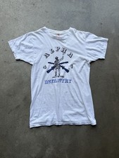 Vintage 1940-1950s Alpha Infantry Vulcan Exclusive Military Service Co T Shirt picture