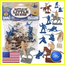 BMC CTS Battle of Little Big Horn Army Men - 20pc Sioux & Cavalry Figures picture