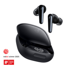 Soundcore Anker Liberty 4 Pro Noise Cancelling Earbuds | Glossy Black Open Box picture