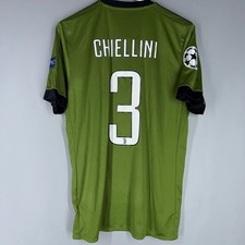 JUVENTUS ITALY 2017 2018 THIRD FOOTBALL SHIRT JERSEY #3 CHIELLINI ADIDAS SIZE L picture