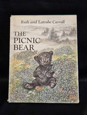 Vintage 1966 The Picnic Bear Hardcover Book Ruth Latrobe Carroll DJ 1st Edition picture
