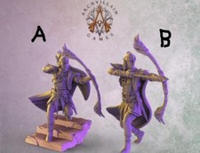 3D Printed Archvillain Games The Sun Elves of Sol Sylvaine Elven Outstriders 28 picture