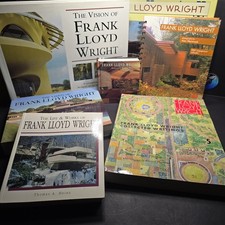 Lot of 7 Frank Lloyd Wright Books - Very Good  RARE OOP  picture