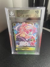 One Piece TCG Shirahoshi Regionals Top 64 Prize Promo OP03-116 BGS 10 Pristine picture