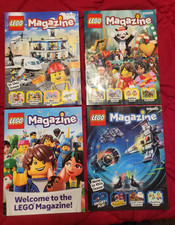 LEGO LEGO Magazine Lot of 4 Issues 2025-2026 Jan-Mar, Nov-Dec, Mar-June picture