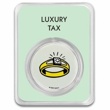 2024 Samoa 1 oz Silver Monopoly Board Space: Luxury Tax with TEP picture