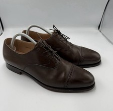 Peal & Co. Brooks Brothers Cap Toe Oxfords Brown Leather 10.5D Alfred Sargent picture