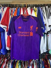 LIVERPOOL 2018 2019 AWAY SHIRT JERSEY NEW BALANCE sz L MEN  picture