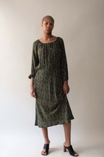 Guy Laroche Green Printed Silk Dress picture