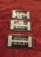 Jensen Healey Hood Nose Emblem Vintage Enamel 1970s JENSEN-HEALEY MK I MKII picture