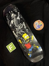 RARE Bart Simpson Dane Burman Springfield Massacre Zero Skateboard Deck LIMITED picture