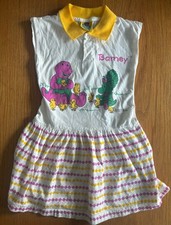 VTG Barney And Friends Dress By Lyons Group 5T Retro Classic RARE picture