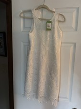 NWT Lilly Pulitzer JUMBO FLORAL SCALLOP LACE Dress Size 0 picture