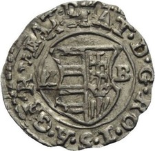 1611 Hungary Silver Denar-King Mathias-Habsburg Dynasty;Virgin Mary,#4-Multistru picture