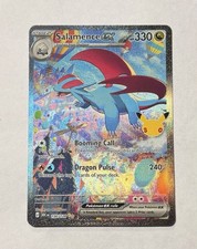 Salamence ex SV 156/128 Full Art Holo English 30th anniversary  picture