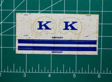 1978 Kentucky Wildcats NCAA Football Gumball Helmets *FACTORY DIECUT DECALS* KU picture