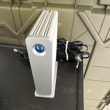 LaCie 1TB External Hard Drive USB FireWire Neil Poulton Design w/ Power Cable picture