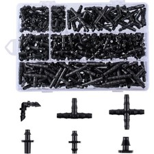 280 Pcs Barbed Connectors Irrigation Fittings Kit,1/4''Tubing Fittings Kit picture