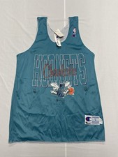 NWT Rare Vintage Charlotte Hornets Authentic Jersey Champion USA Size Large picture