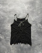 Vintage Cop Copine Paris Gothic Y2K Ruched Tank Top Womens Size M picture