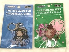 Bandai, The Idolmaster Cinderella Girls Acrylic Keychain, Lot of 2, 2 x 2.25 In. picture