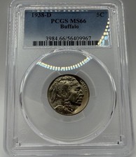 *Finale* 1938-D Buffalo Nickel (MS66) Better Date In High Grade picture