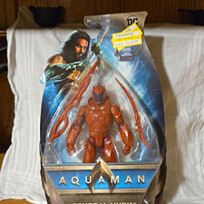 Mattel DC Aquaman Action Figure w/ Sword, Orange/Purple, Plastic, Movies picture