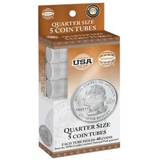 Whitman® Round Coin Tubes – Quarters - 5 Count picture
