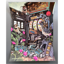 Phish Sphere Las Vegas 2026 Landland Poster Signed AE x/150 Seamans Dan Black picture