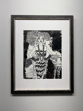 ⁠Original 1950s MCM Sketch Drawing [Rick Novak] 1/1 Vintage Mid Century Art⁠ picture