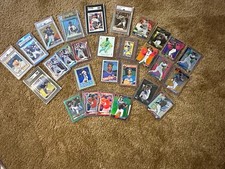Huge Topps Donruss MLB lot Graded slabs Tons of RCs SSP 1st refractors PCA picture