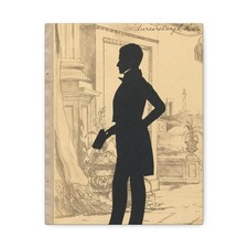 Auguste Edouart, 1788 - 1861 - John Williamson Nevin - 1840 - Canvas Wall Art picture