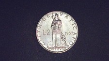 1953 Vatican City Coin 2 Lire - Nice picture