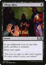 MTG Foil Core 2021 M21 Village Rites MINT picture