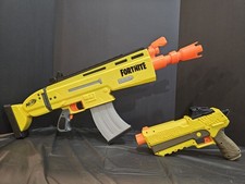 Fortnite Nerf Gun Lot 2 Motorized AR-L Scar, SP-L Tested picture