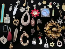 Vintage- Now Mixed Pendant/Charm Lot 50+ Pieces picture