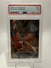 1996-97 Fleer Metal - Metal Shredders Michael Jordan #241 PSA 7 picture