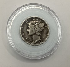 1940 D Silver Mercury Dime Extra 0 Stamped Over 1940 Never Seen One Like It picture
