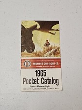 1965 Redfield Gun Sight Pocket Catalog Rifle Scope Specs Pricing Mounts Sights picture