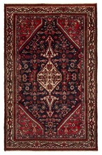 Vintage Traditional Hand-Knotted Area Rug 4'1