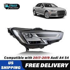 For 2017-2019 Audi A4 S4 B9 allroad Quattro Passenger Side Full LED Headlight picture