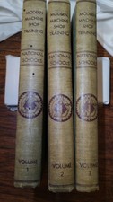 Modern Machine Shop Training Complete 3-Volume Set (1943 WW11 Era Editions) VG picture