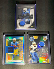 Topps/Panini 2025 Omarion Hampton Chargers Rookie Relic 3-Card Lot picture
