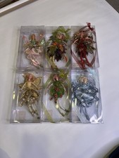 Set 6 Woodland Fairy Pixies Ornaments 8” T Nymphs All Different picture