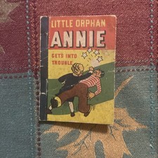 Vintage 1938 LITTLE ORPHAN ANNIE In Trouble Whitman Publishing Book ILLUSTRATED picture