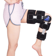 Hinged ROM Knee Brace - Adjustable - Post Op Support - Stabilizer -Multi Angle🦵 picture