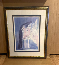 Moriishi Matted & Framed Signed Numbered Contemporary Architecture Print picture
