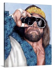 Macho Man Randy Savage Canvas 16x20 WWE  Legend WWF Summer Slam Wrestling picture
