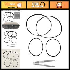 Premium Cassette Deck Belt Kit (4-Pack) - Replacement Belts + Tweezers for Dual picture